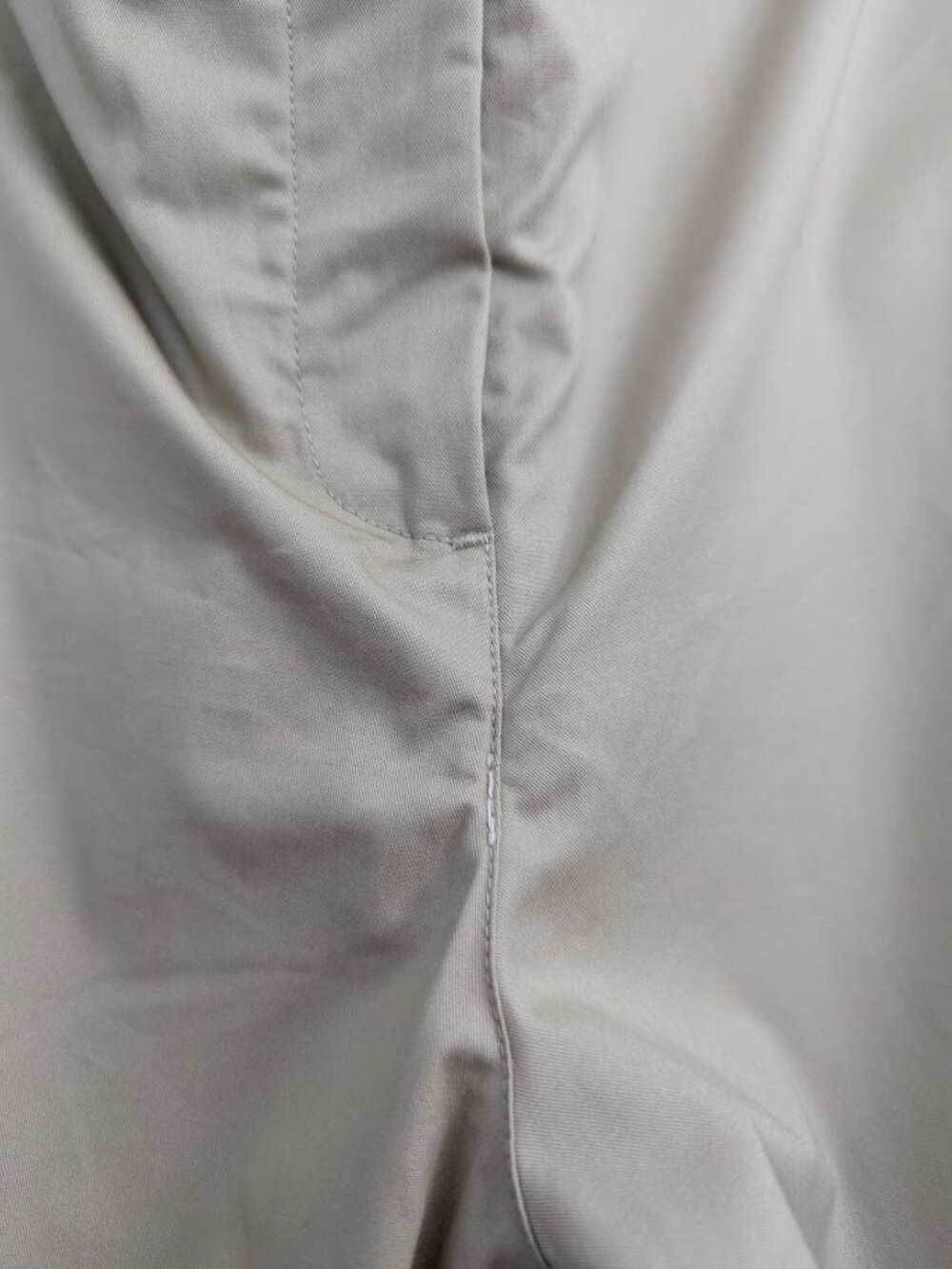 Culotte Pants Wide Leg Cotton Cropped Beige Casual Office Resortwear - Picture 14 of 14
